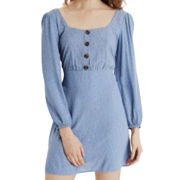 American Eagle outfitters NWT square neck mini dress floral print woman size XS - Picture 6 of 10